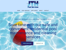 Tablet Screenshot of jthpoolservices.com